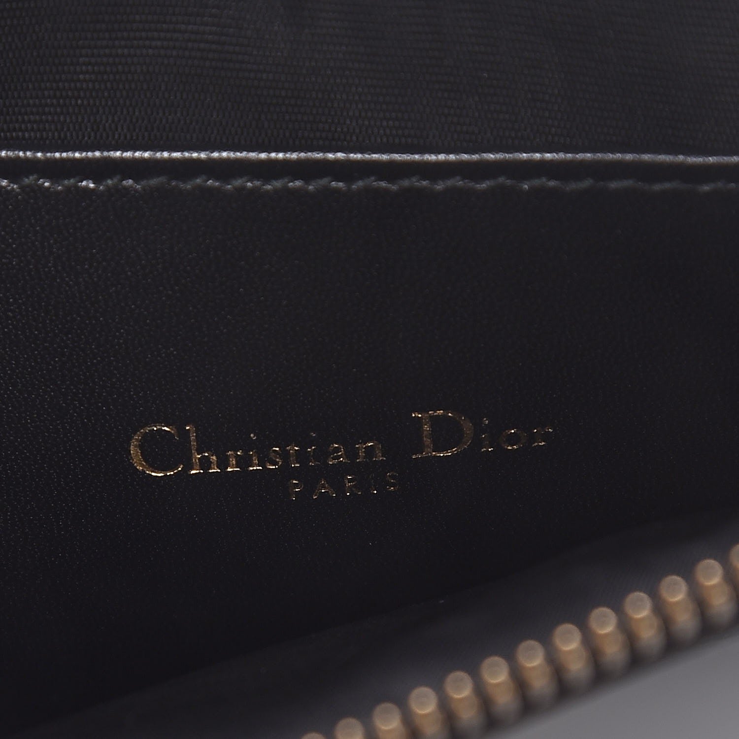 Christian Dior Crinkled Calfskin J'Adior Flat Clutch Black 6 of 6