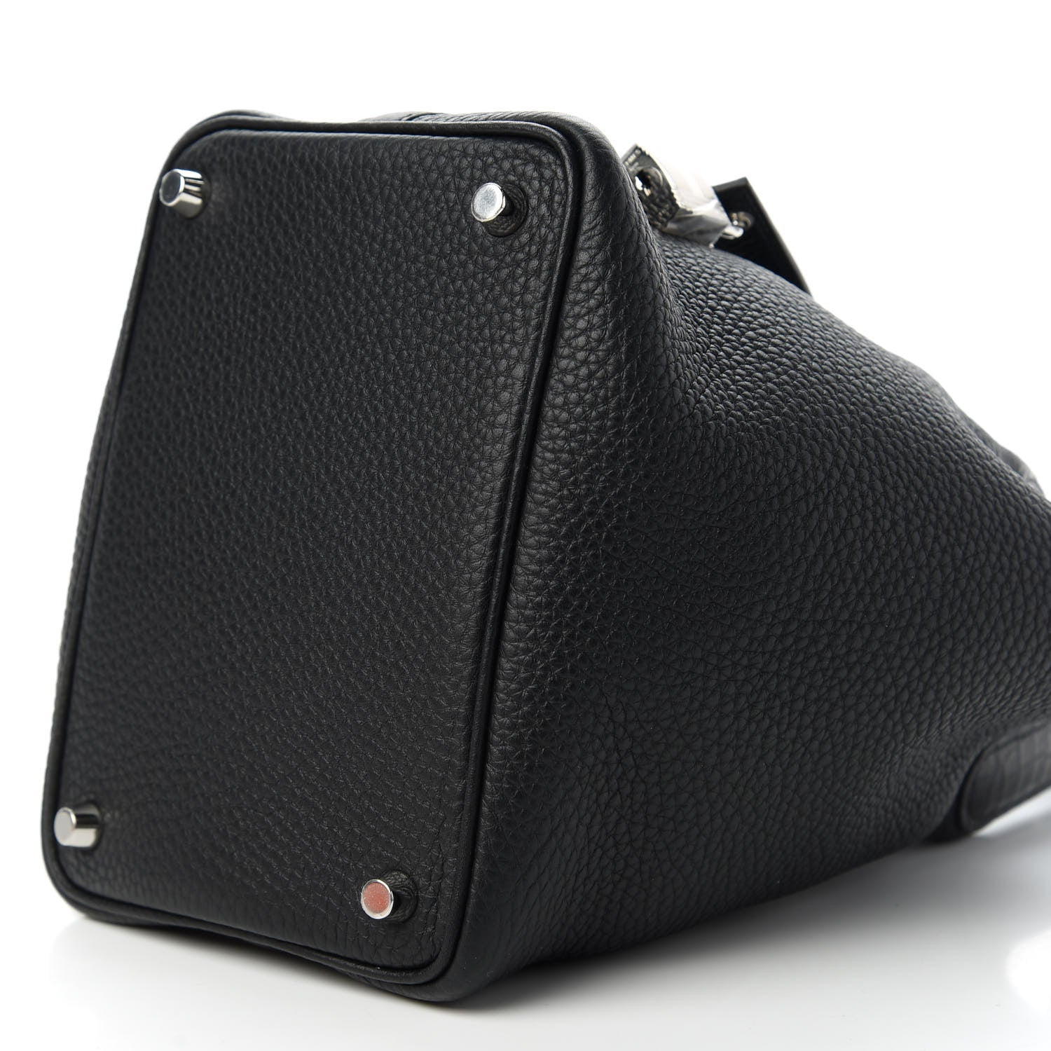 Hermes Taurillon Clemence Matte Alligator Picotin Lock Touch 18 PM Black 7 of 11