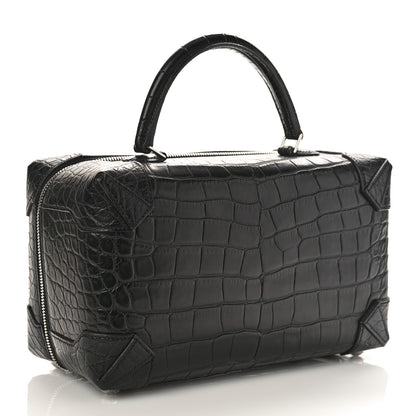 Hermes Matte Crocodile Maxibox 29 Black 3 of 8