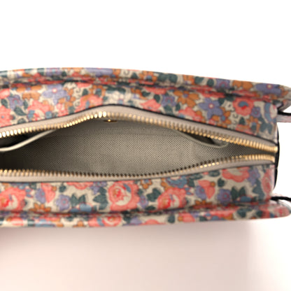 Gucci X LIBERTY OF LONDON Calfskin Infinity Abbey Zip Around Beauty Case Perfect Pink Ivory 5 of 10