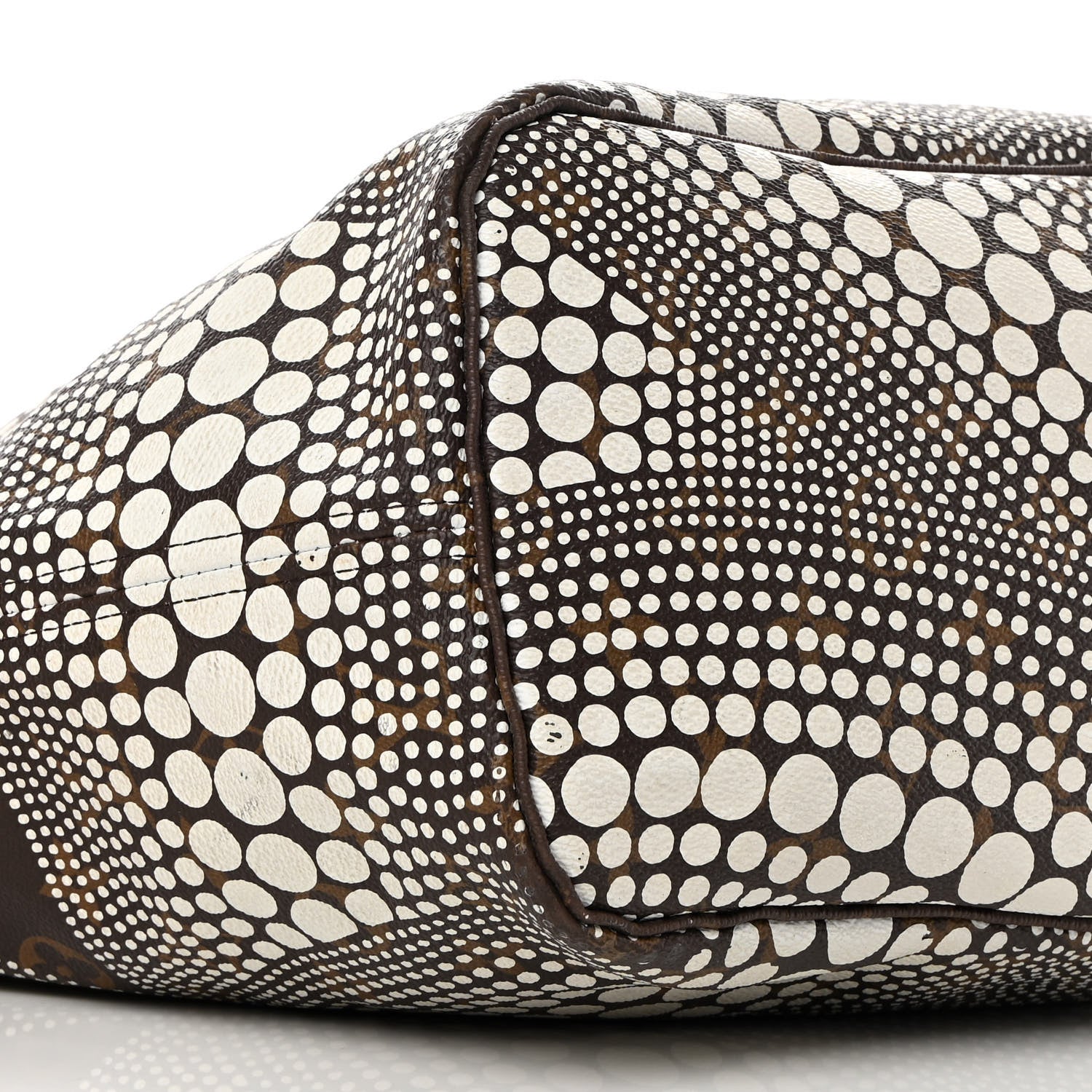 Louis Vuitton Monogram Kusama Waves Neverfull MM White 9 of 20