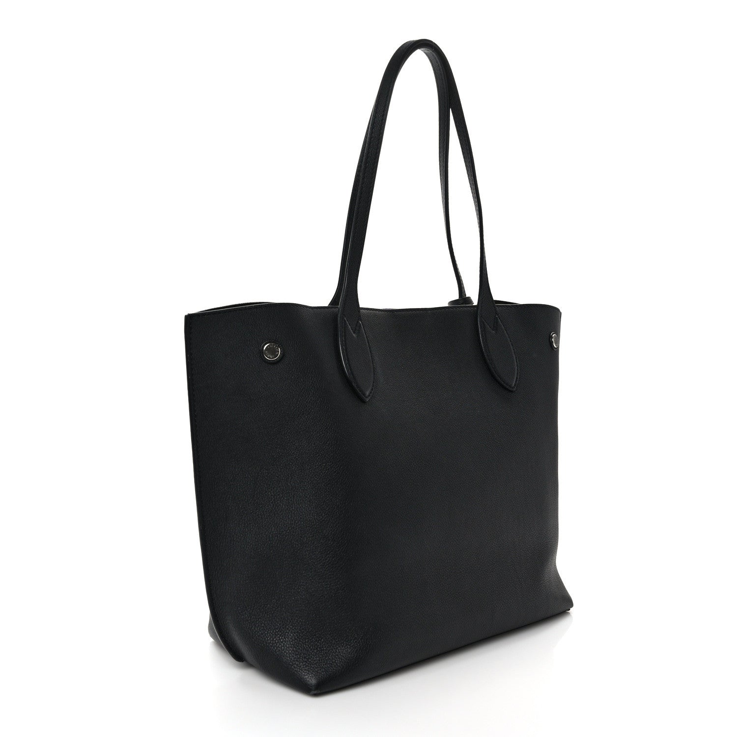 Louis Vuitton Calfskin Lockme Go Tote Black 2 of 9
