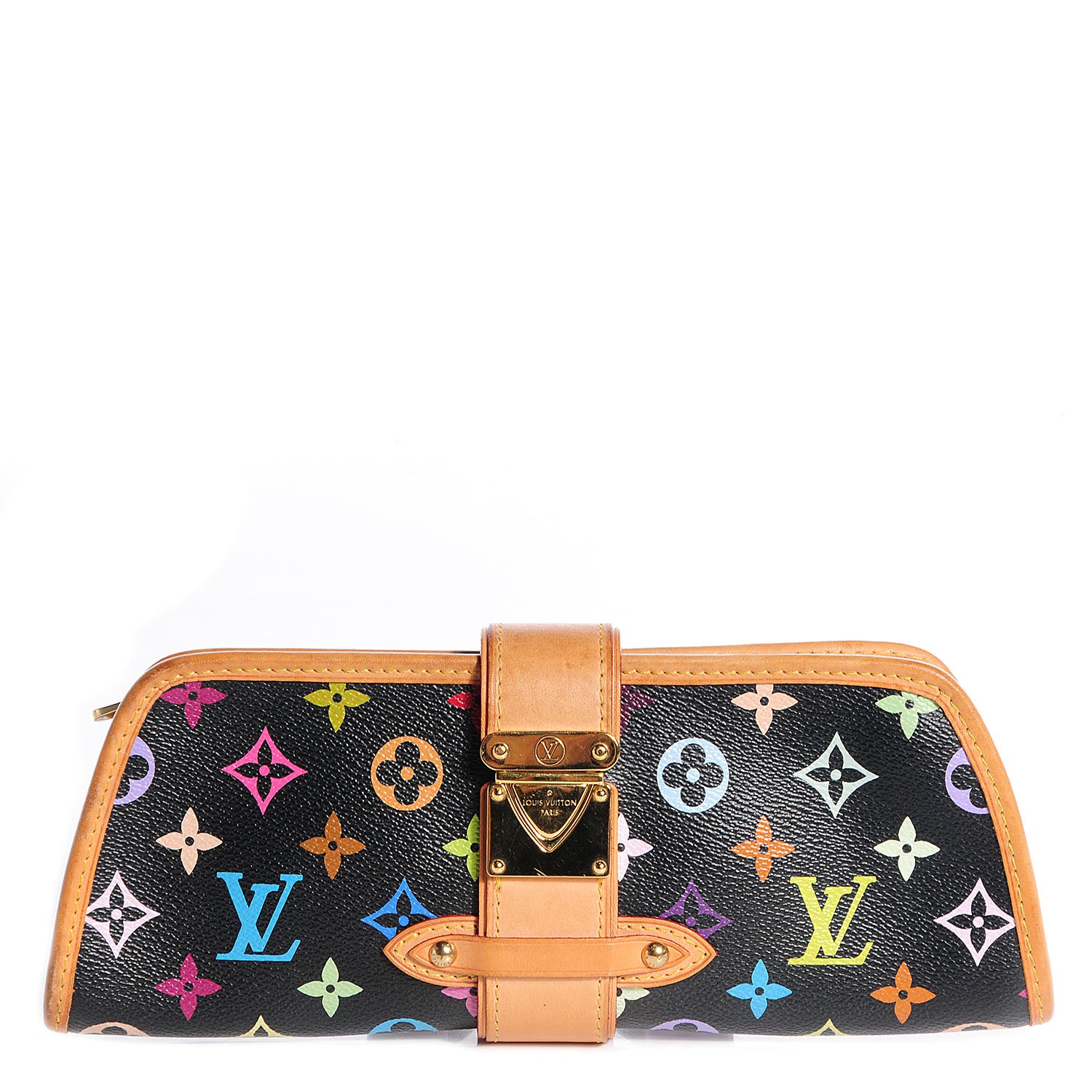 Louis Vuitton Monogram Multicolor Shirley Black 1 of 7