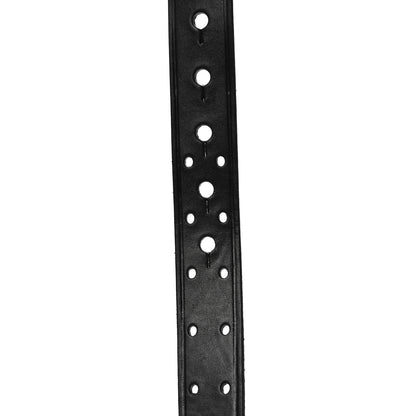 Saint Laurent Smooth Calfskin Square Buckle Belt 95 Black 5 of 10