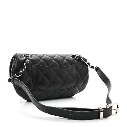 Chanel Calfskin Quilted CC Uniform Flap Belt Bag Black 3 of 12