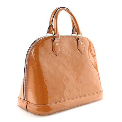 Louis Vuitton Vernis Alma PM Rose Velours 3 of 9