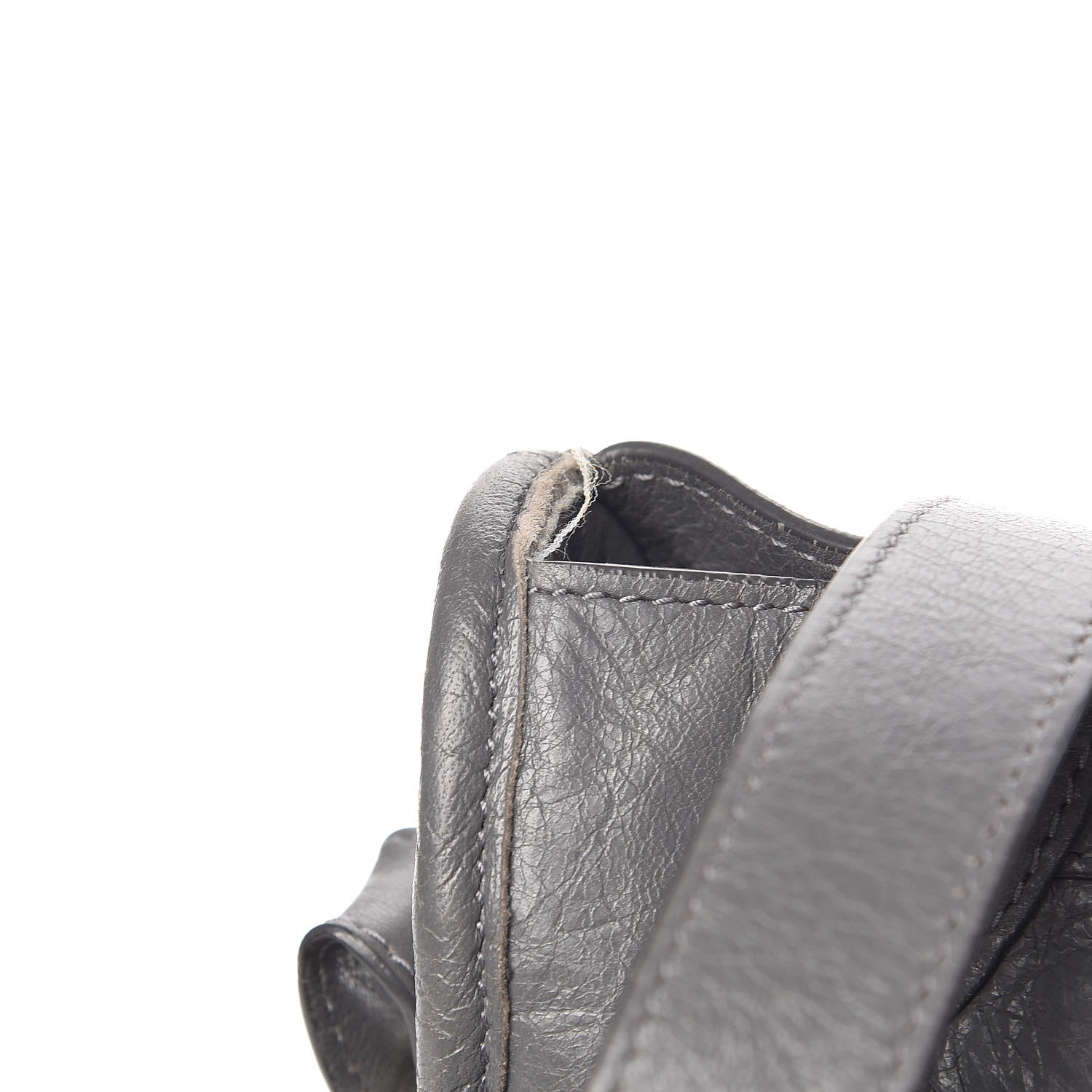 Balenciaga Chevre Silver Metallic Edge Hardware City Gris Cendre 12 of 13