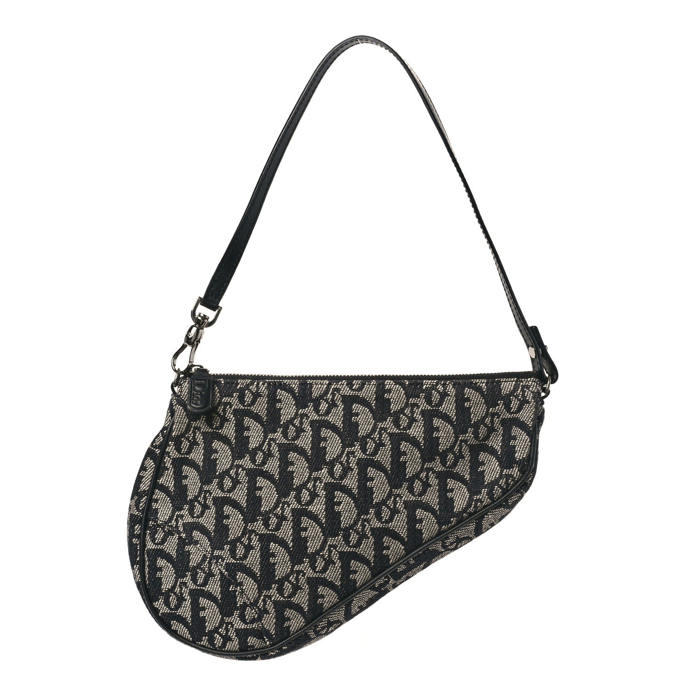 Monogram Mini Saddle Pochette Black