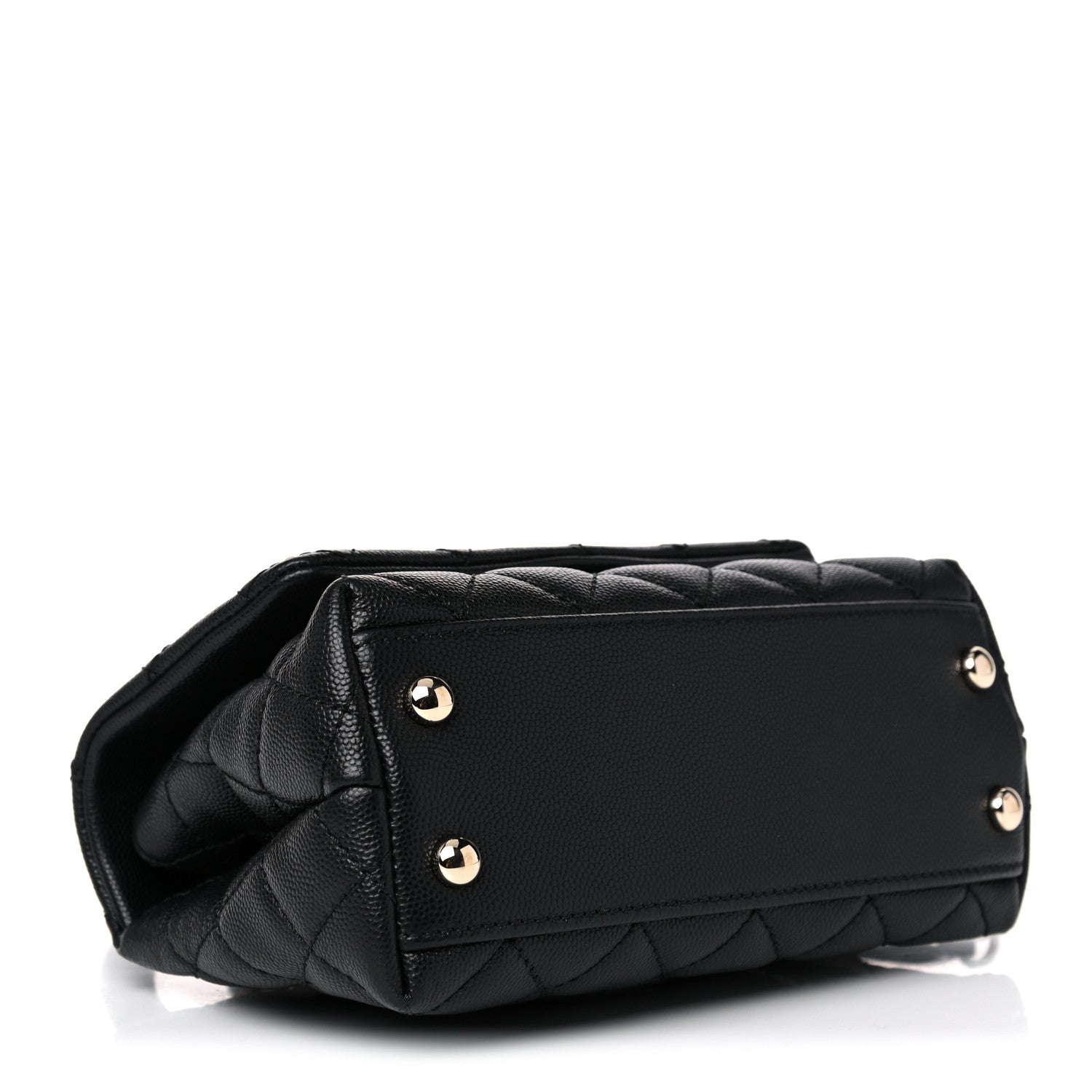 Chanel Caviar Quilted Extra Mini Coco Handle Flap Black 4 of 9