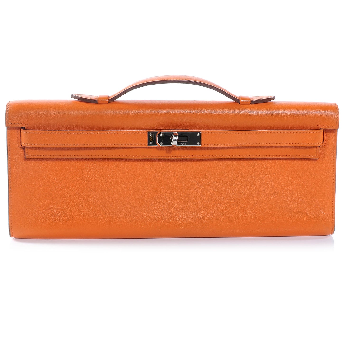 Swift Kelly Cut Clutch Pochette Orange