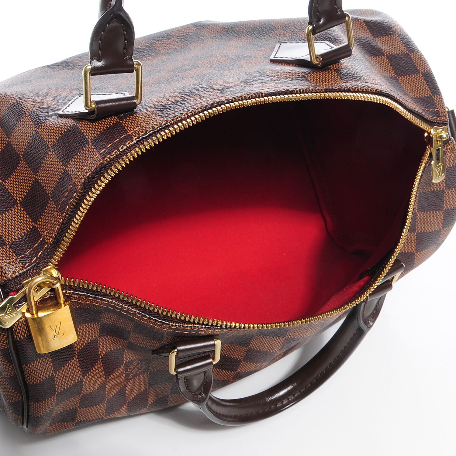 Louis Vuitton Damier Ebene Speedy Bandouliere 30 6 of 9