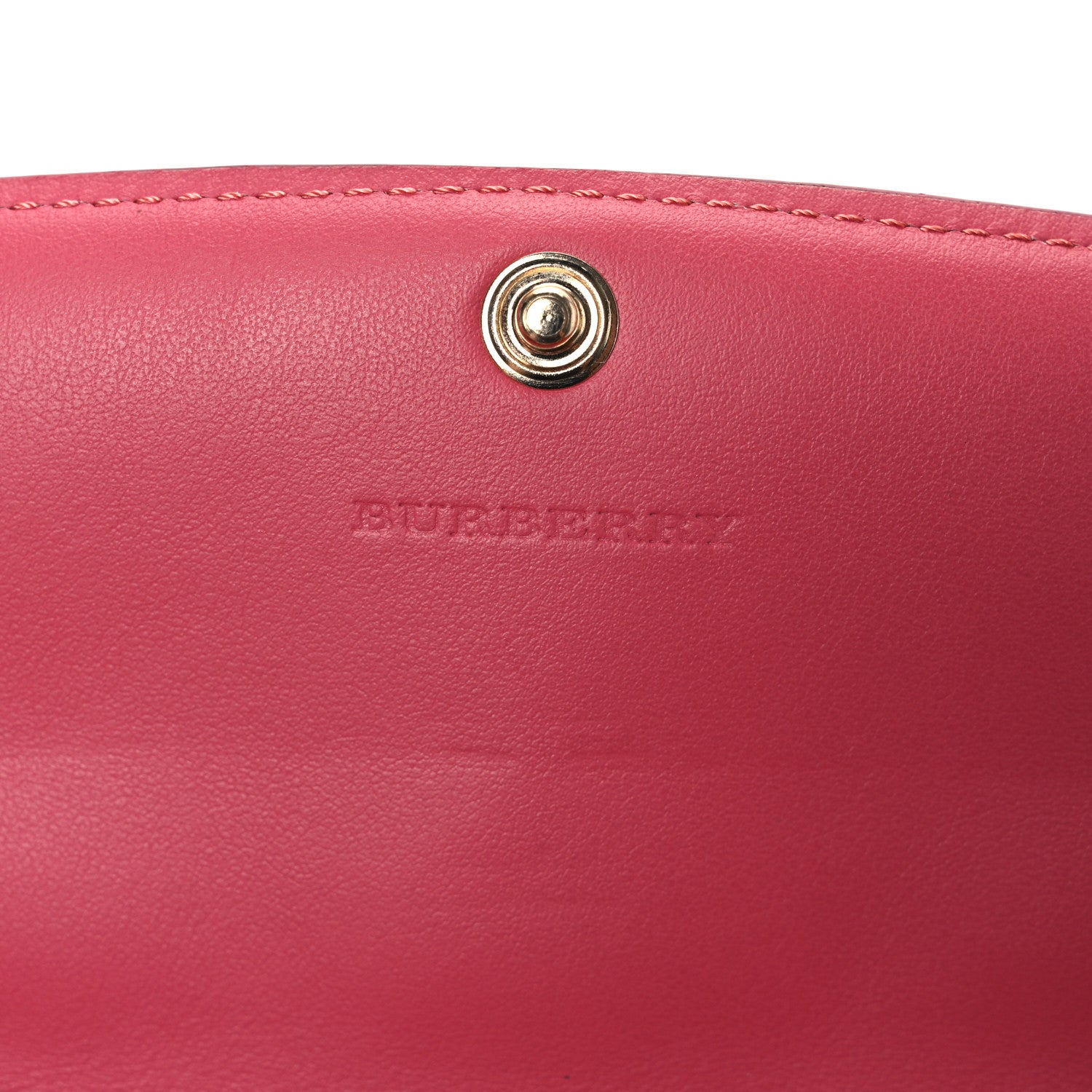 Burberry Haymarket Check Halton Wallet Pink 6 of 8