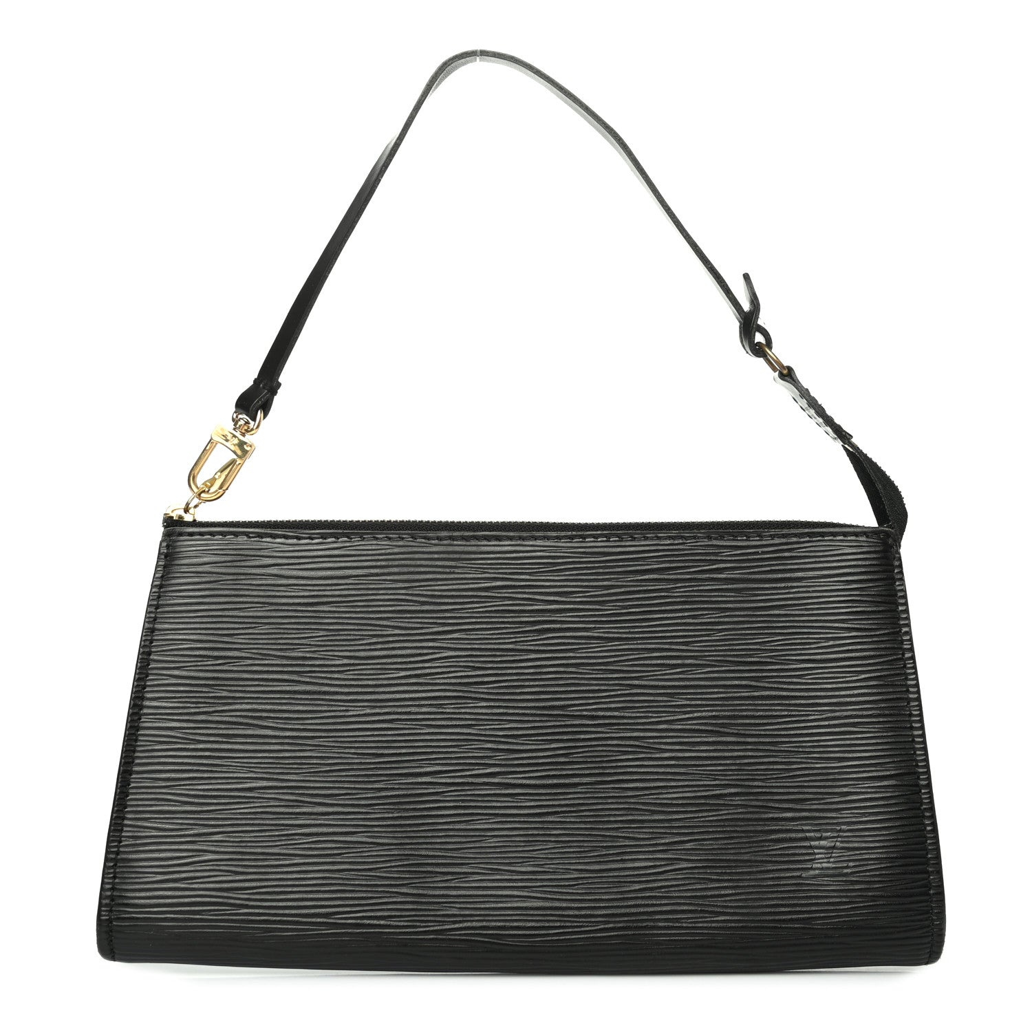 Louis Vuitton Epi Pochette Accessories 24 Black 2 of 10