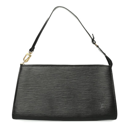 Louis Vuitton Epi Pochette Accessories 24 Black 2 of 10