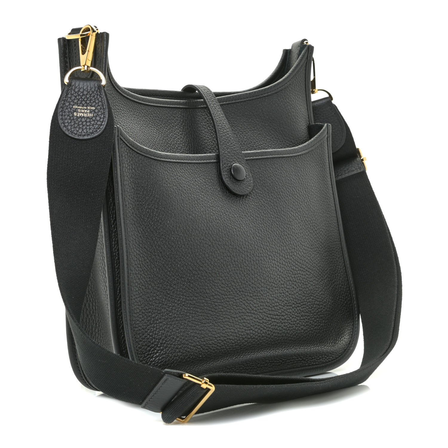 Hermes Taurillon Clemence Evelyne III PM Black 3 of 9