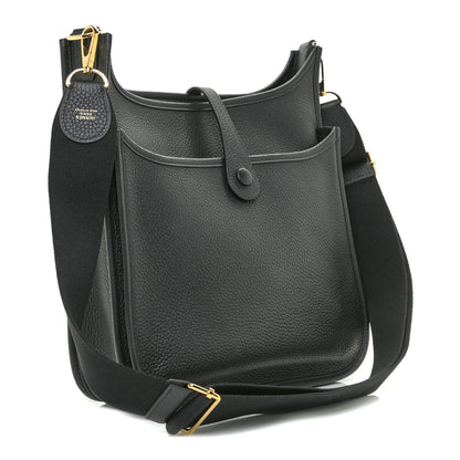 Hermes Taurillon Clemence Evelyne III PM Black 3 of 9