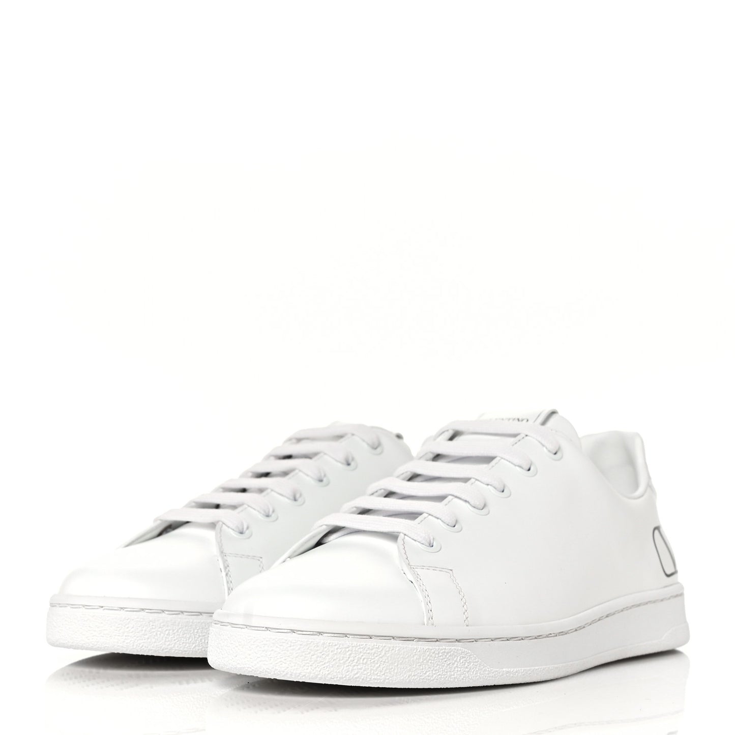 Calfskin Womens Vlogo Sneakers 39 White