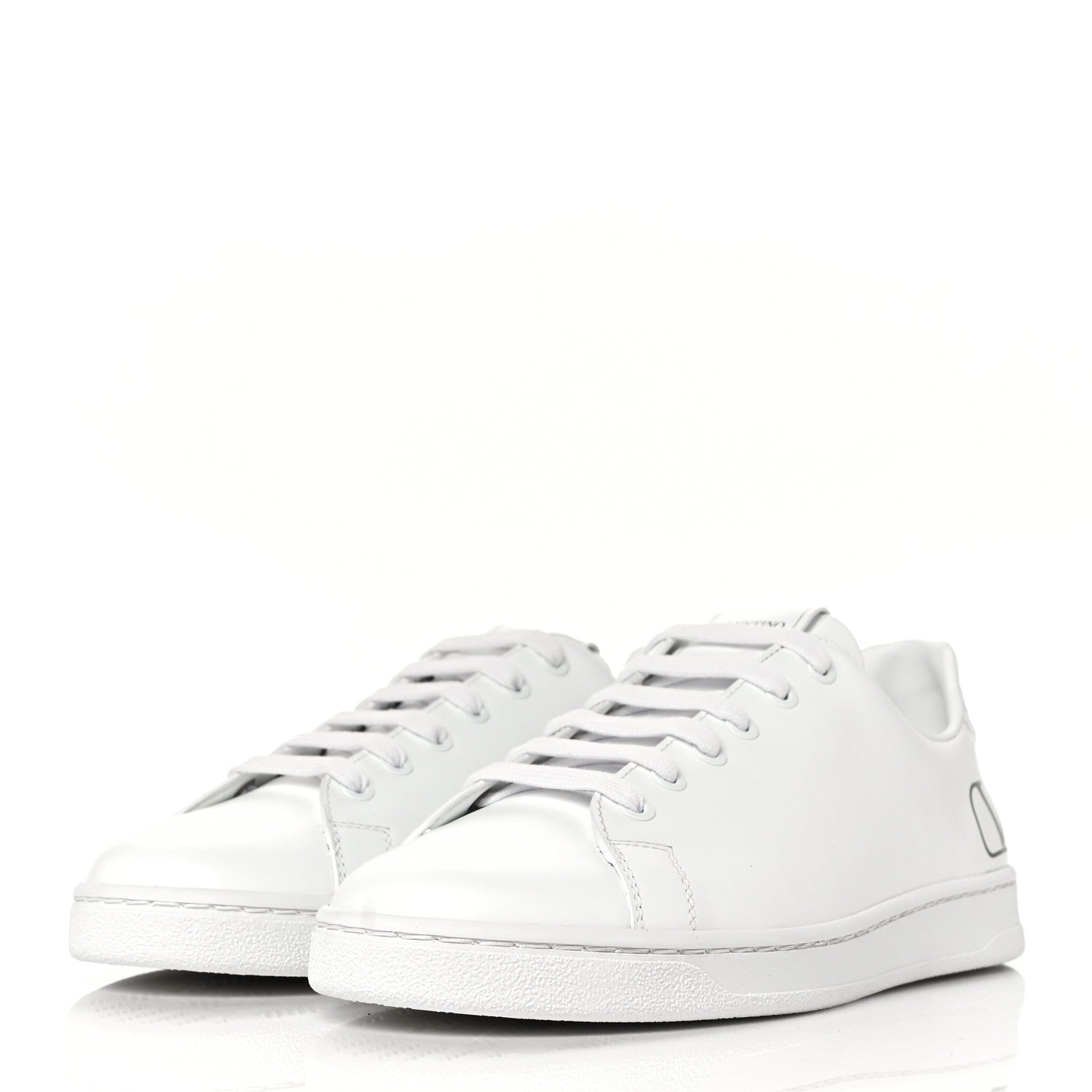 Valentino Garavani Calfskin Womens Vlogo Sneakers 39 White 3 of 10