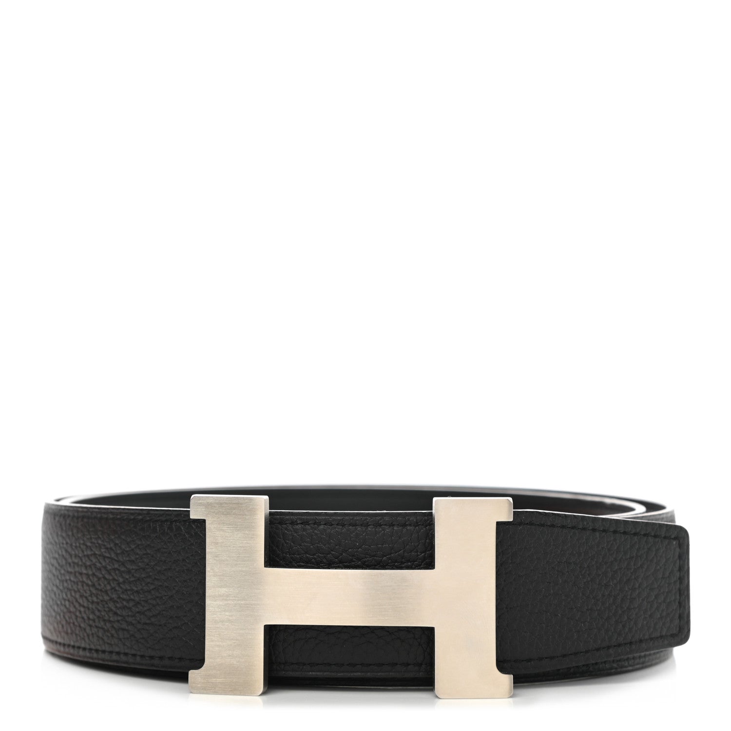 Hermes Togo 32mm H Belt 100 Black 1 of 5