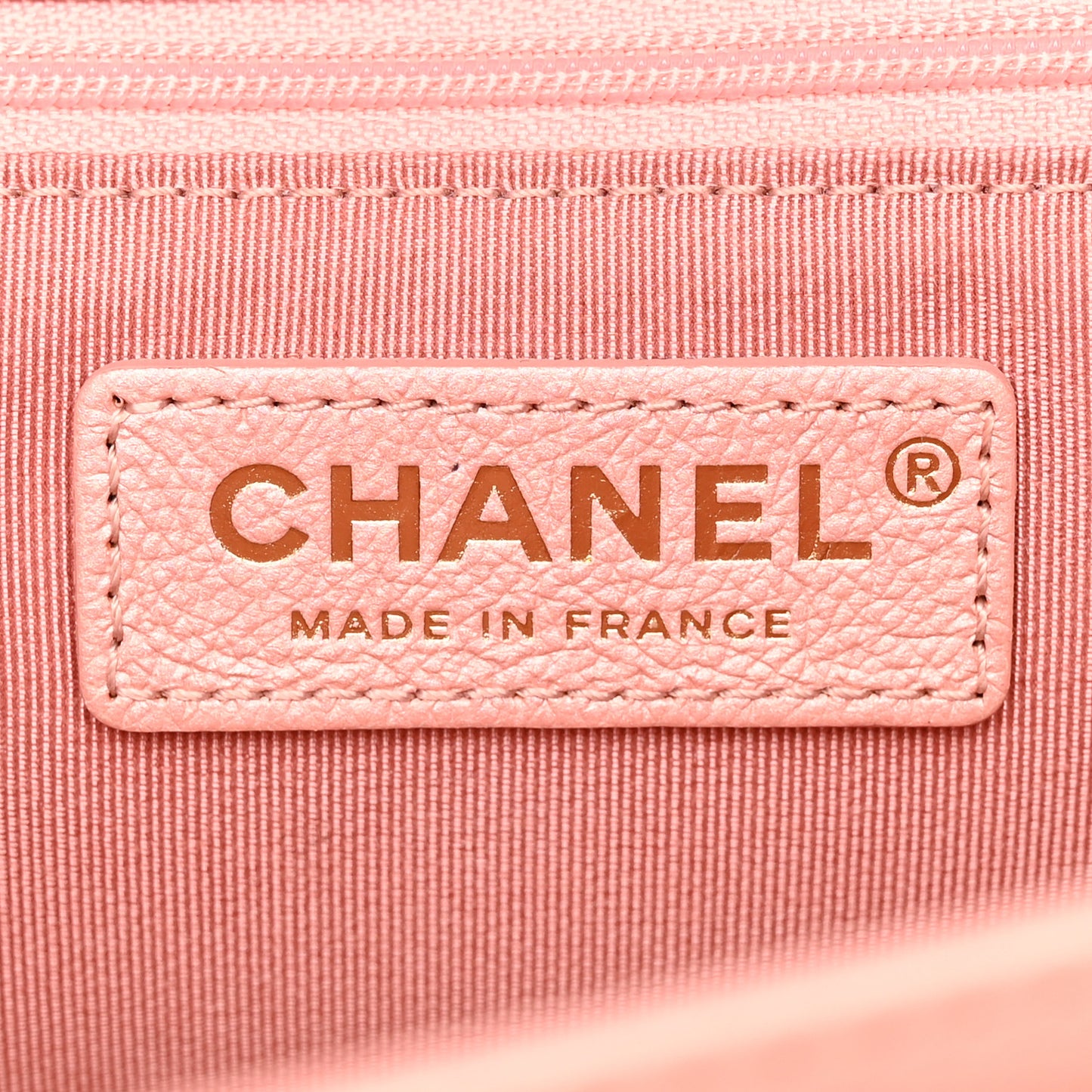 Iridescent Calfskin Smart Pocket Flap Bag Pink