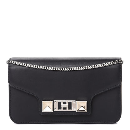 Proenza Schouler Smooth Calfskin PS11 Chain Wallet Black 1 of 10