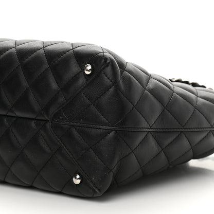 Chanel Calfskin Quilted Large Shopping Tote Black 11 of 14