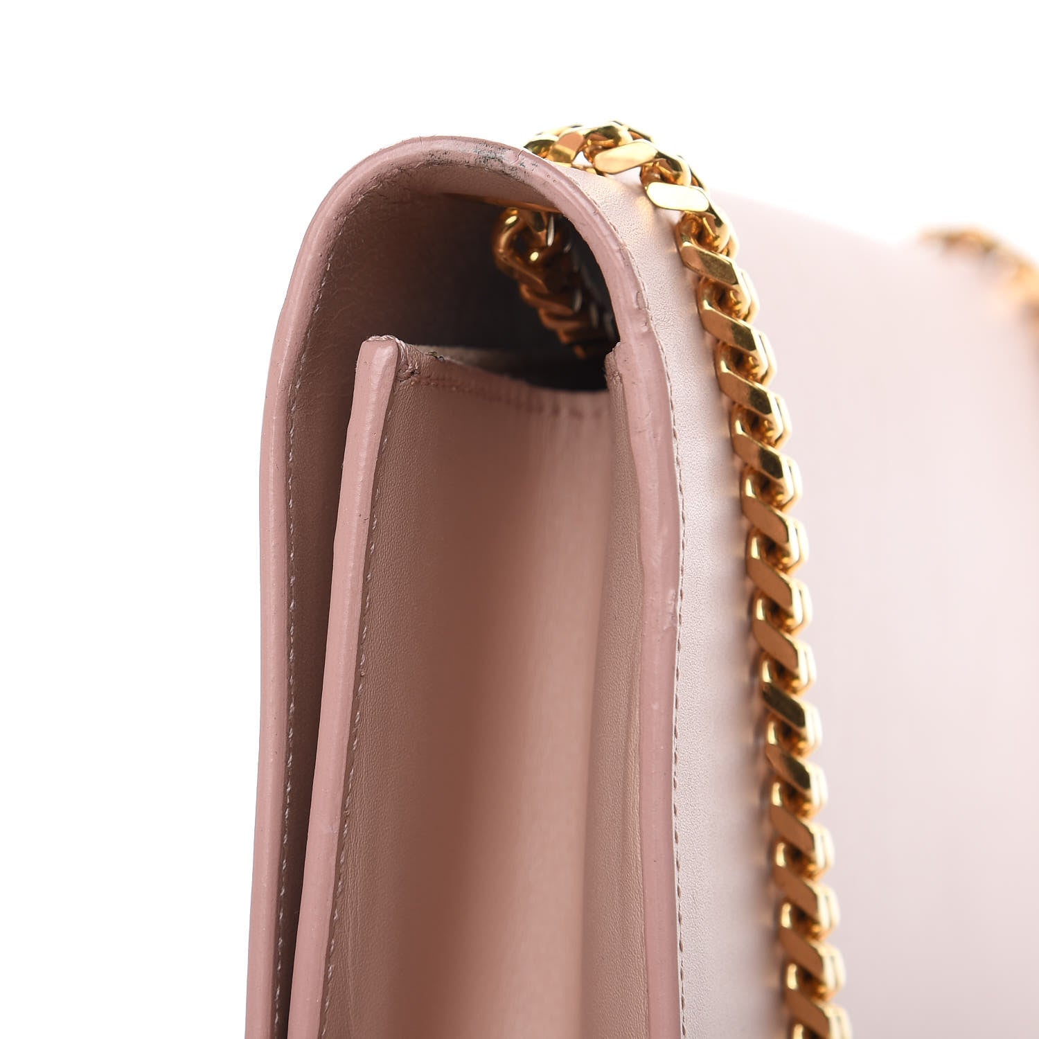 Saint Laurent Smooth Calfskin Medium Classic Monogram Kate Tassel Satchel Pink 9 of 14