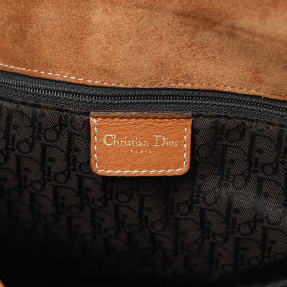 Christian Dior Calfskin Baudrier Saddle Bag Tan 7 of 13