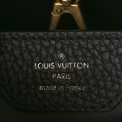 Louis Vuitton Taurillon Matte Brushed Metal Handle Capucines BB Black 6 of 8