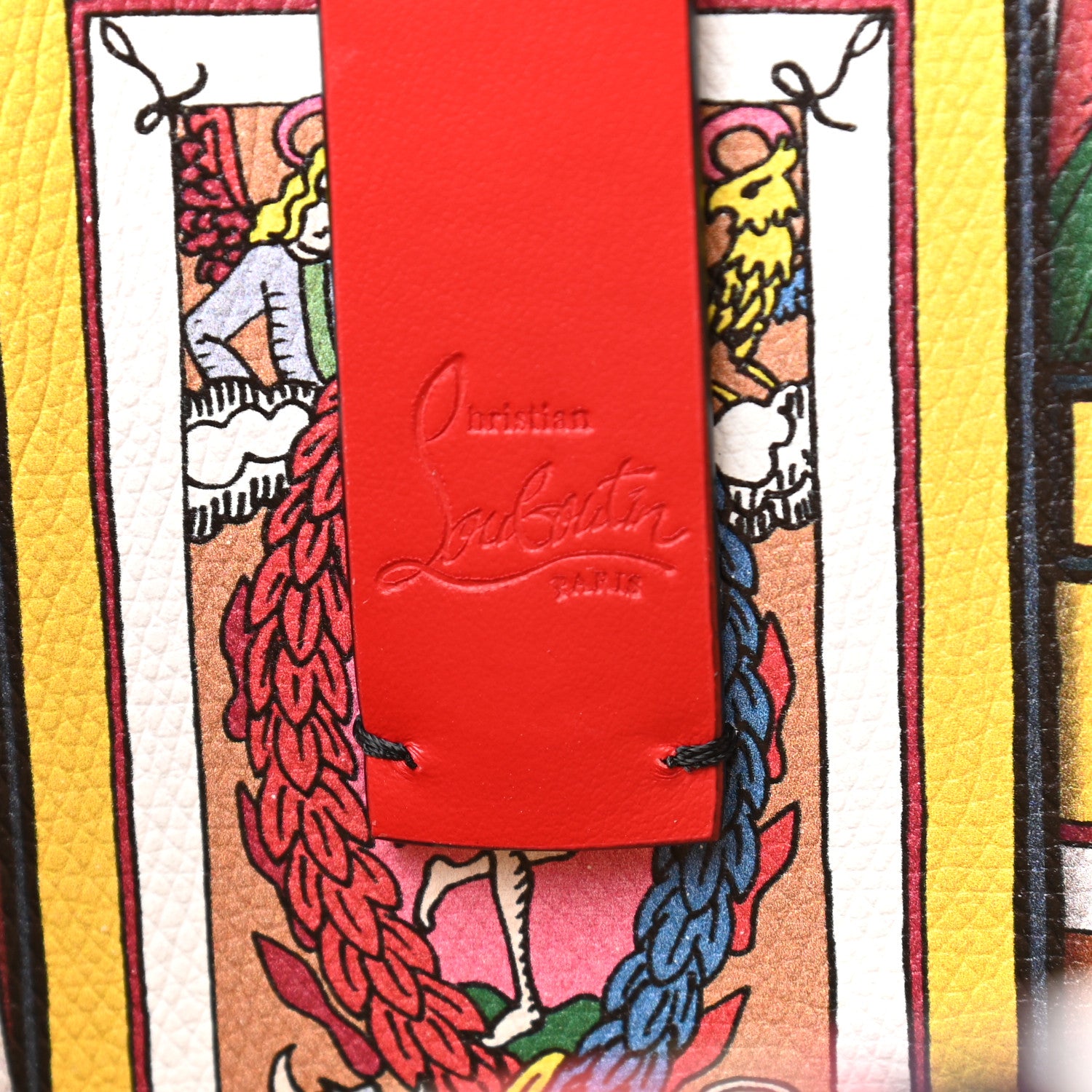 Christian Louboutin Patent Calfskin Small Tarot Cabata Tote Multicolor 7 of 11