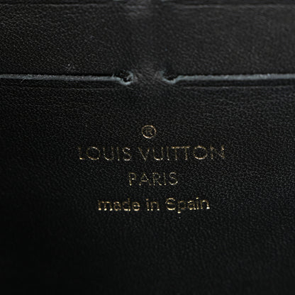 Louis Vuitton Damier Ebene Vavin Chain Wallet Black 6 of 17