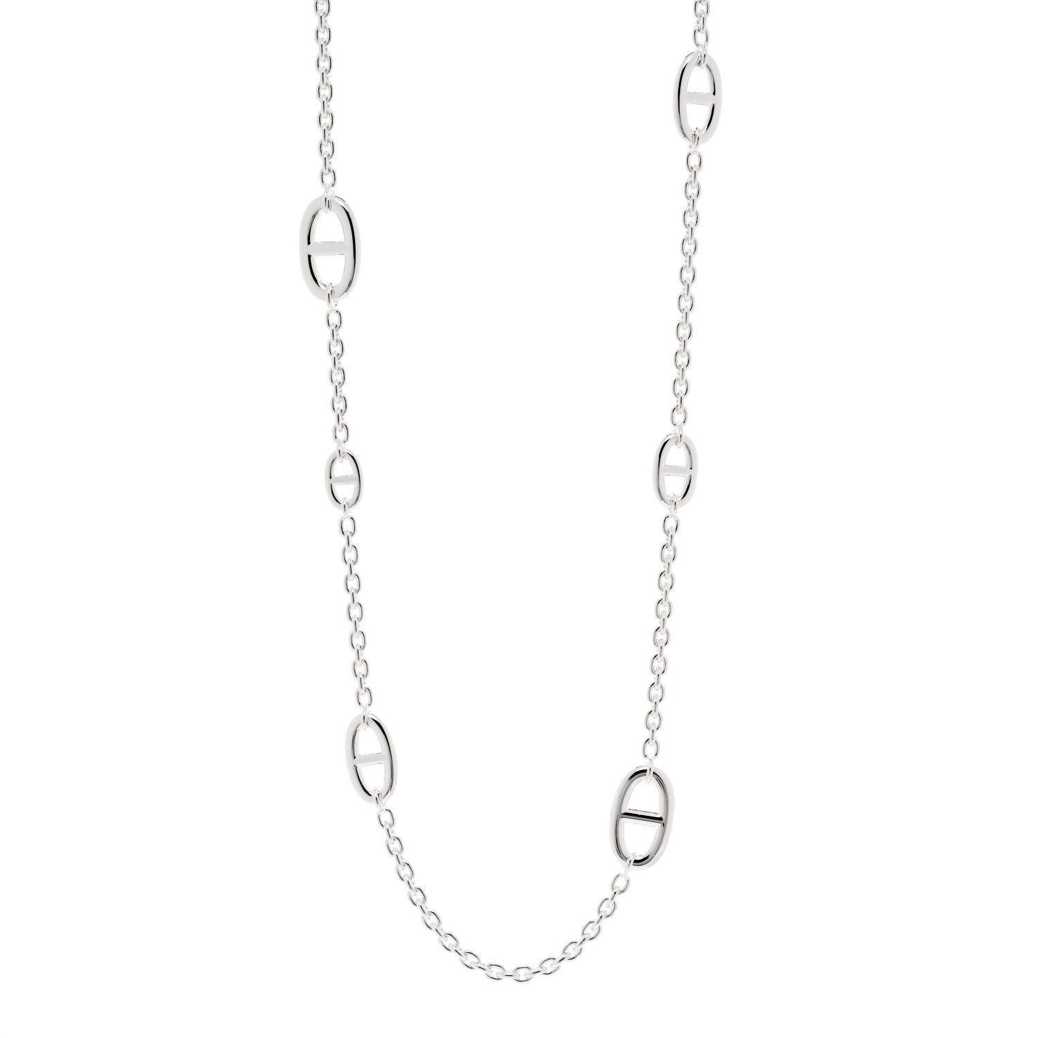 Hermes Sterling Silver Farandole Necklace 80 6 of 9