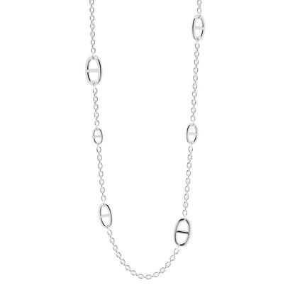 Hermes Sterling Silver Farandole Necklace 80 6 of 9