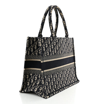 Christian Dior Oblique Medium Book Tote Blue Multicolor 3 of 12