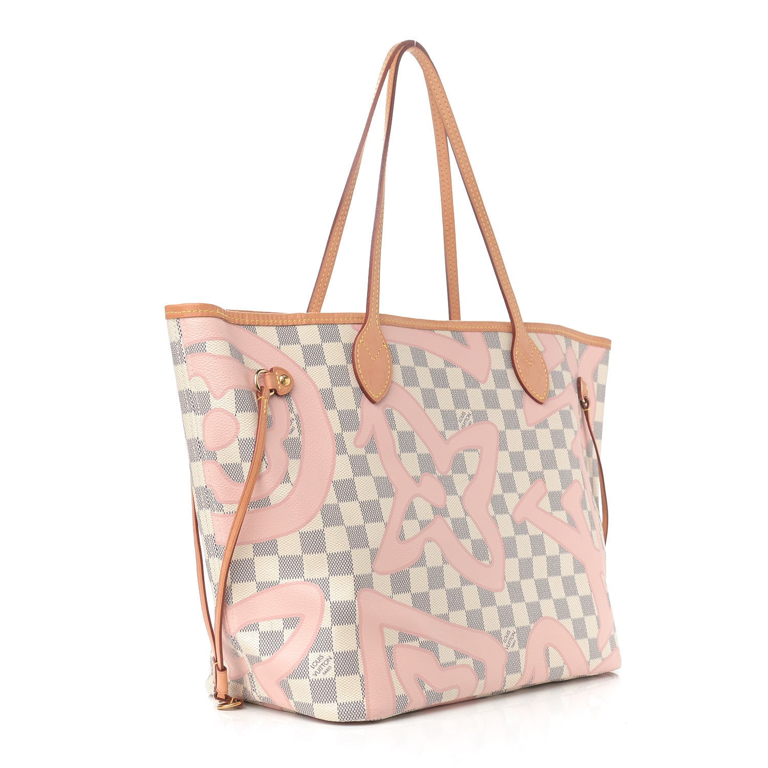 Louis Vuitton Damier Azur Tahitienne Neverfull MM 4 of 11