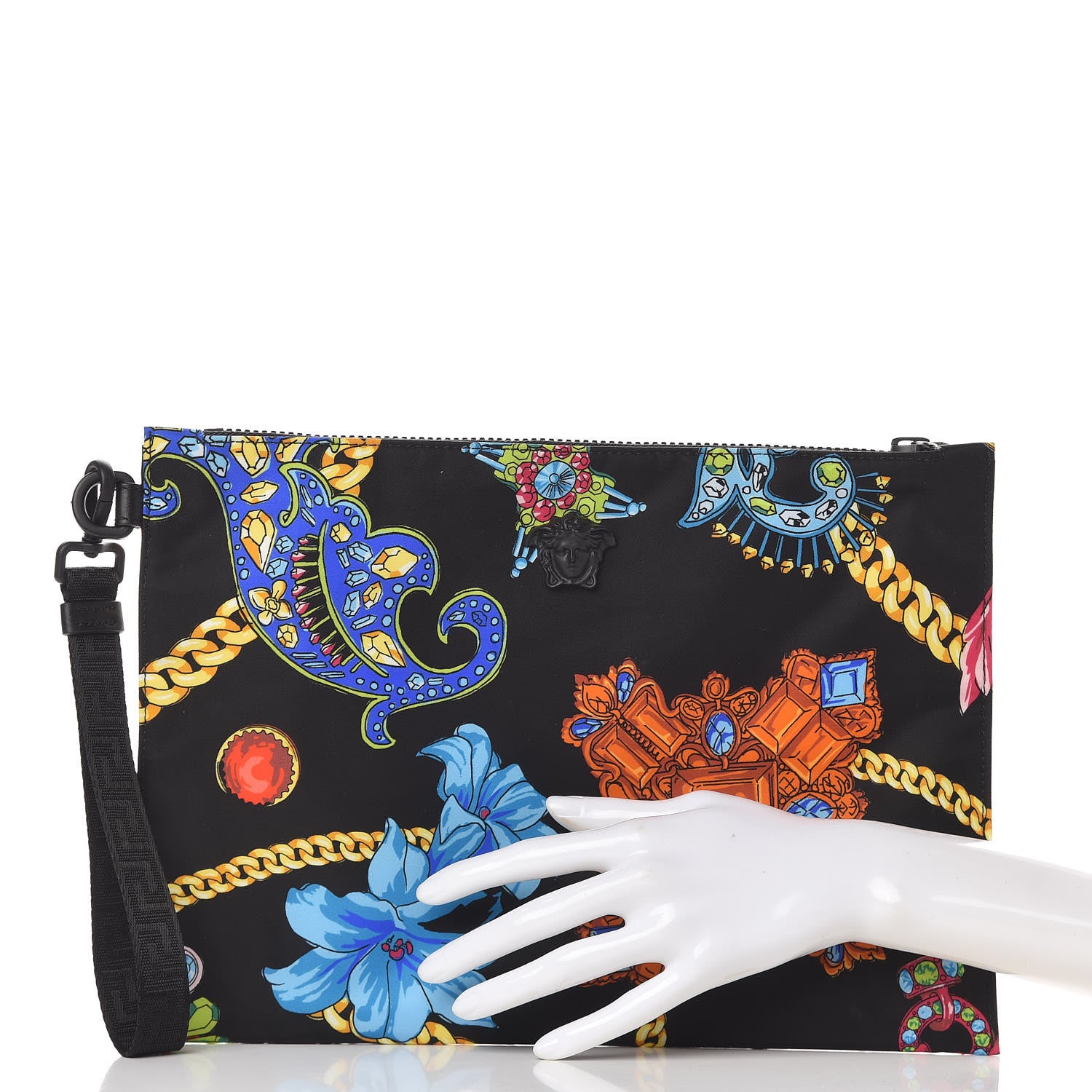 Versace Nylon Marsupio St Catene Medusa Pochette Multicolor 2 of 7
