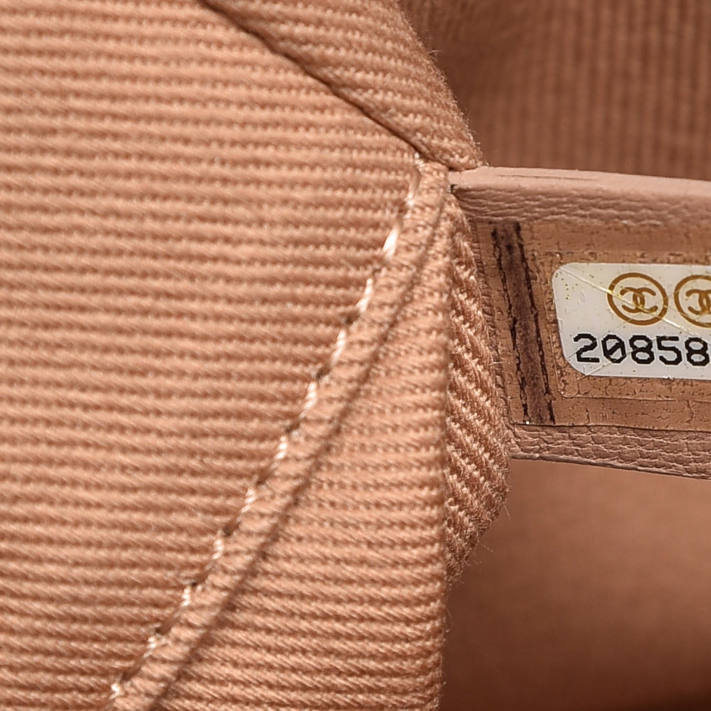 Canvas Deauville Small Tote Beige