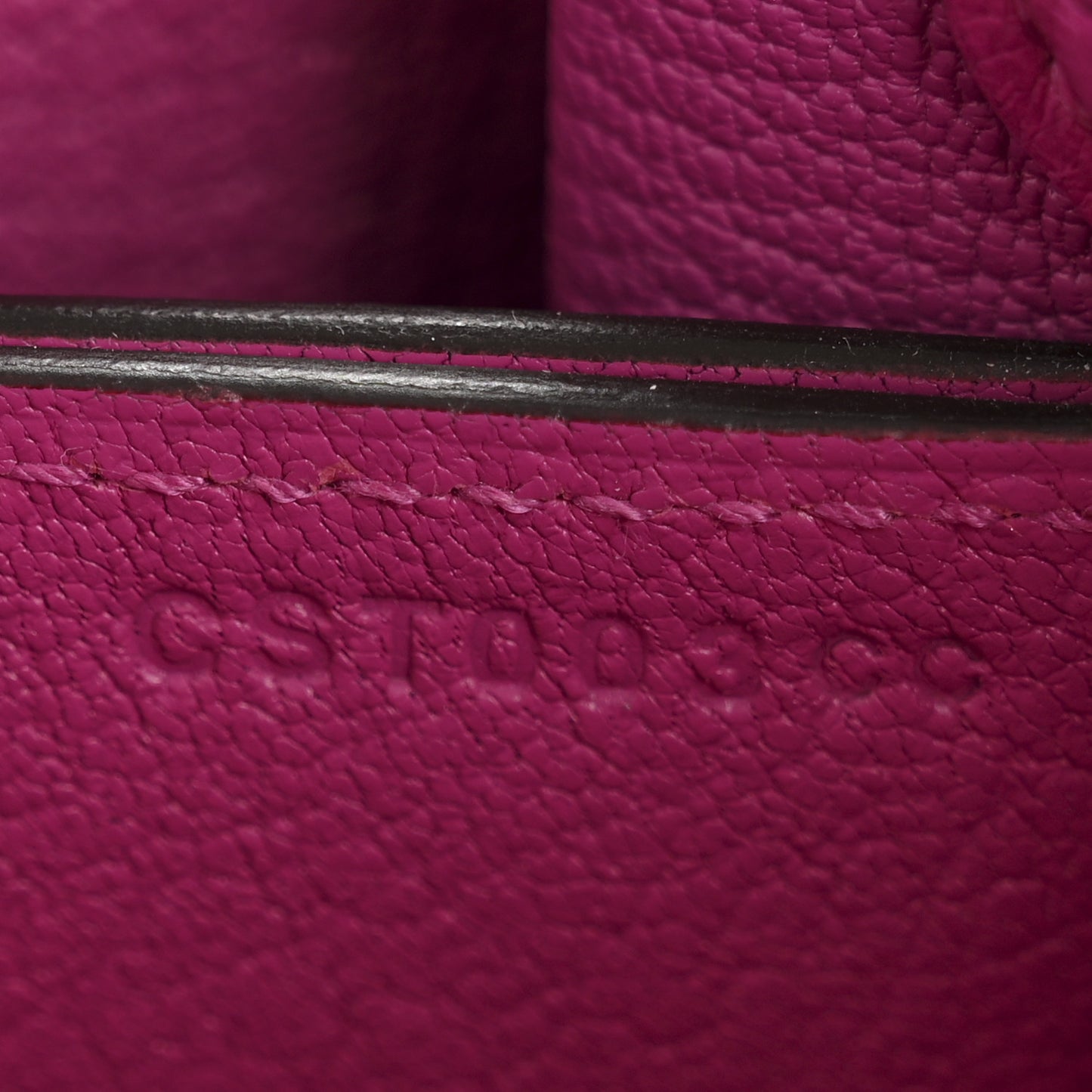 Ostrich Mini Sac Roulis Rose Pourpre