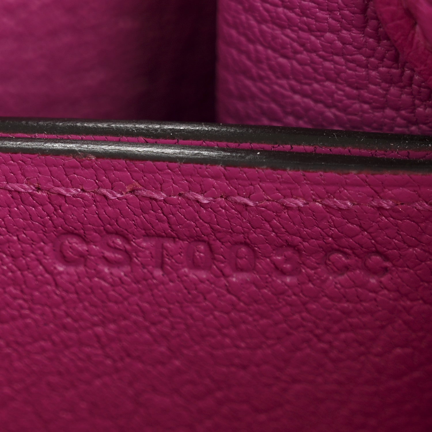 Hermes Ostrich Mini Sac Roulis Rose Pourpre 7 of 14