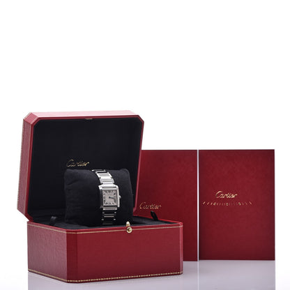 Cartier Stainless Steel 25mm Tank Francaise Quartz Watch 6 of 6