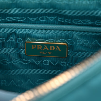 Prada Tessuto Nylon Saffiano Crossbody Bag Turchese 7 of 10