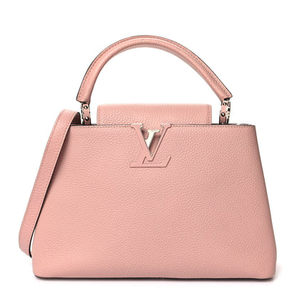 Louis Vuitton Taurillon Capucines PM Magnolia 1 of 12