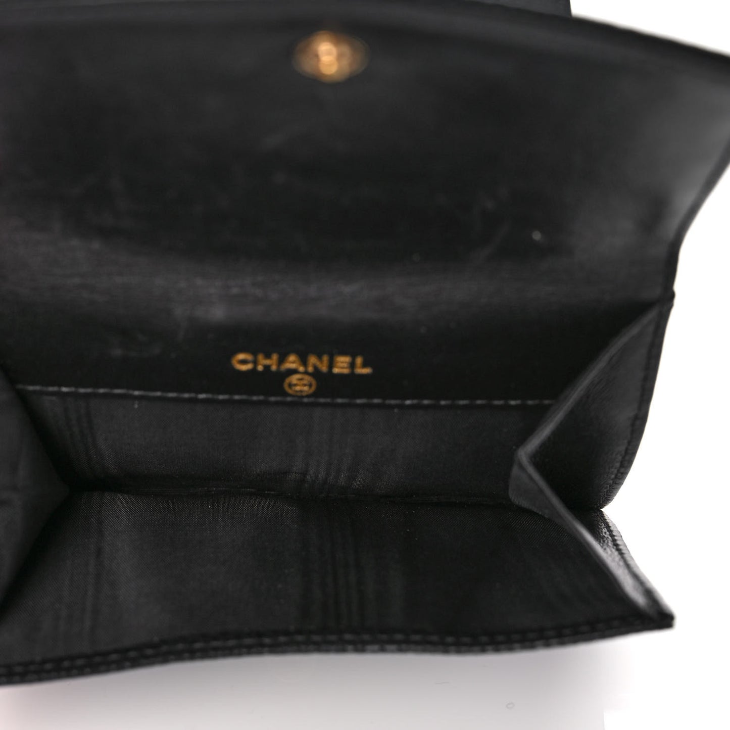 Caviar Timeless CC Flap Wallet Black