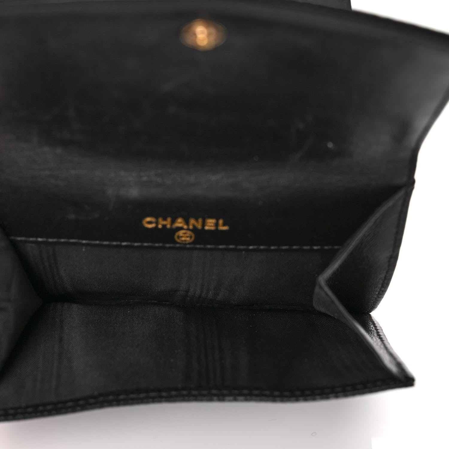 Chanel Caviar Timeless CC Flap Wallet Black 6 of 13