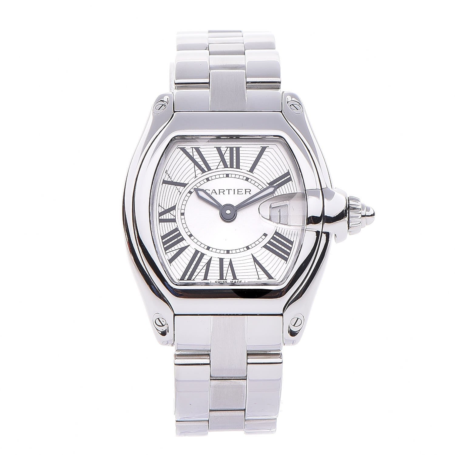 Cartier Stainless Steel 31mm Roadster Quartz Watch 1 of 9