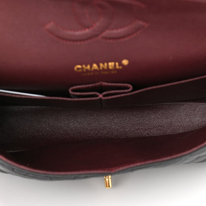Chanel Lambskin Quilted Medium Double Flap Black 5 of 14