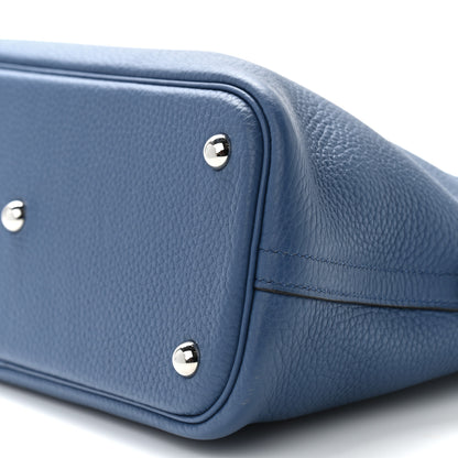 Hermes Taurillon Clemence Bolide 31 Bleu Agate 9 of 10
