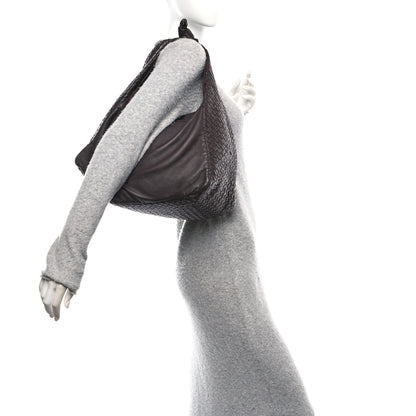 Bottega Veneta Nappa Intrecciato Double Zip Large Hobo Ebano 2 of 9