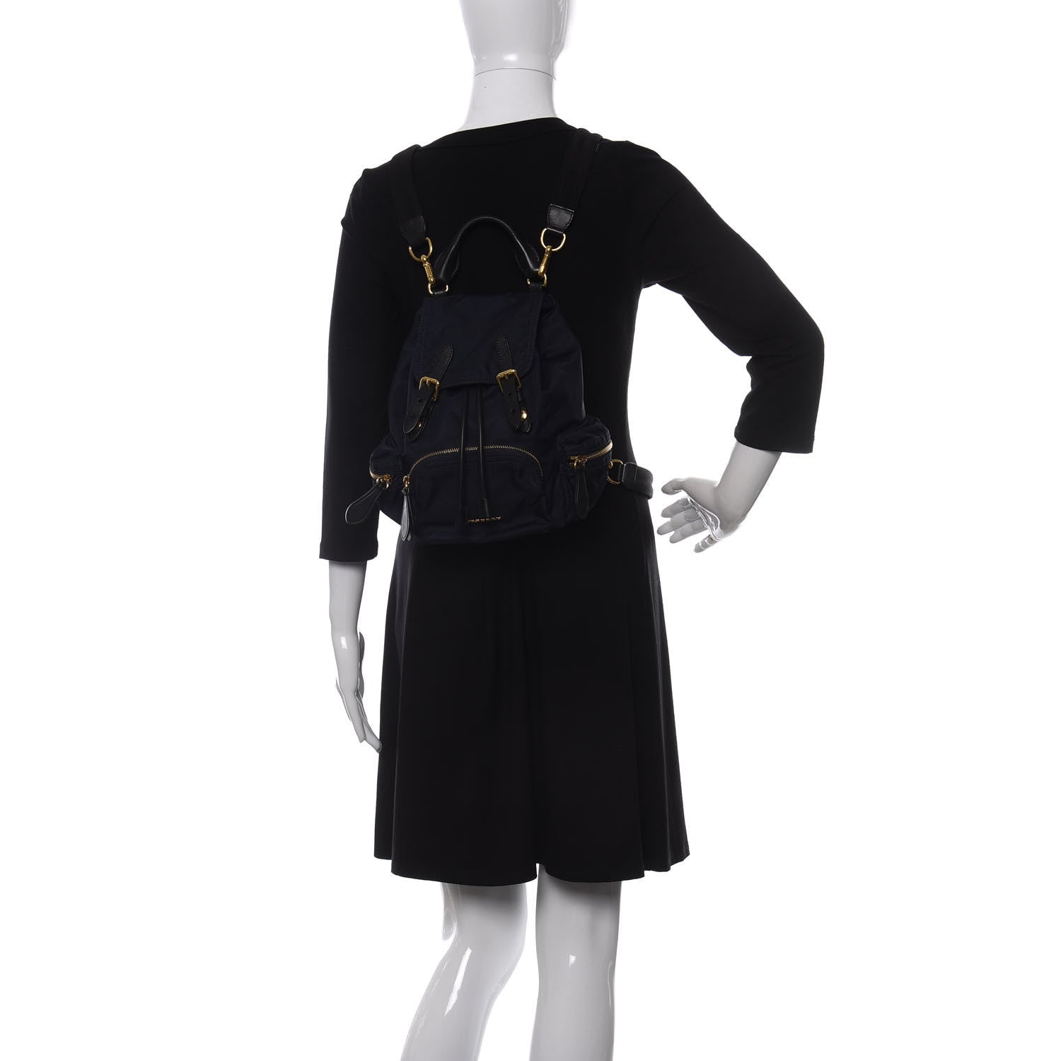 Burberry Nylon Small Crossbody Rucksack Backpack Ink Blue 2 of 9