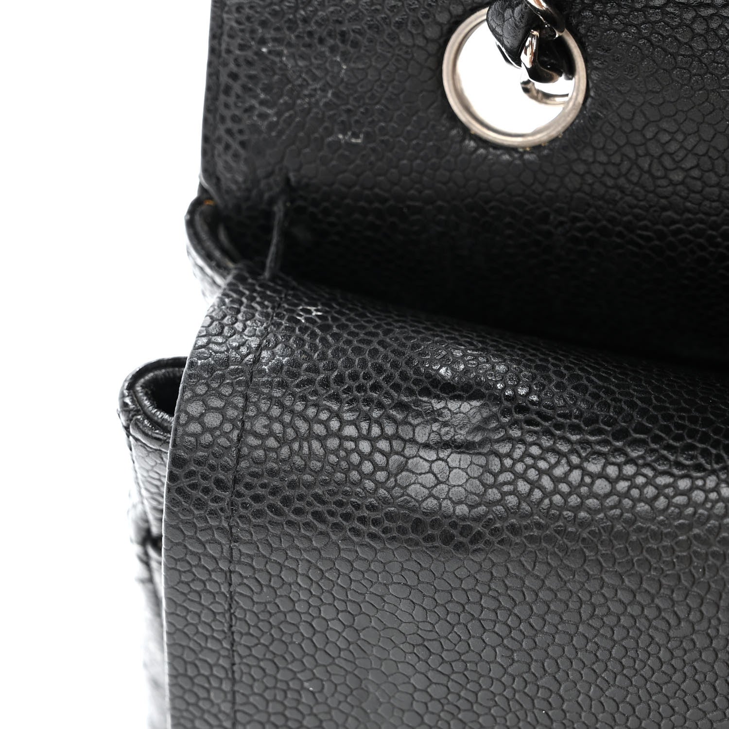 Chanel Caviar Quilted Medium Double Flap Black 13 of 20